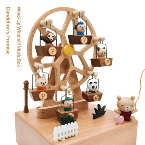 0-1 Cute Animal Ferris Wheel Music Box