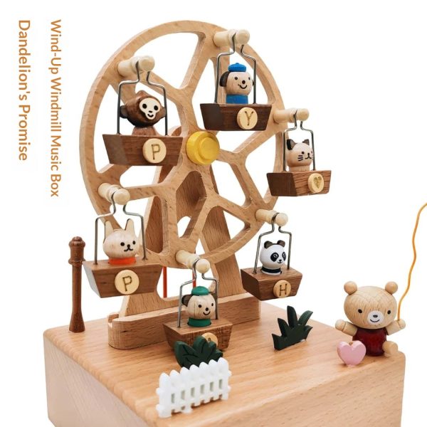 0-1 Cute Animal Ferris Wheel Music Box