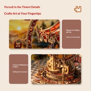 Vintage Amusement Park 3D Wooden Puzzle