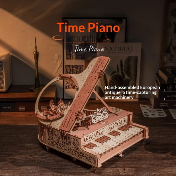 Ornate Grand Piano Music Box DIY Decor Gift