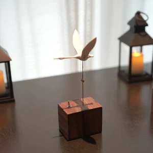主图1 Moving Flying Crane Wooden Automaton