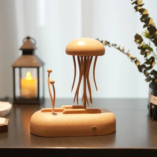 主图1 Natural Wooden Jellyfish Automaton