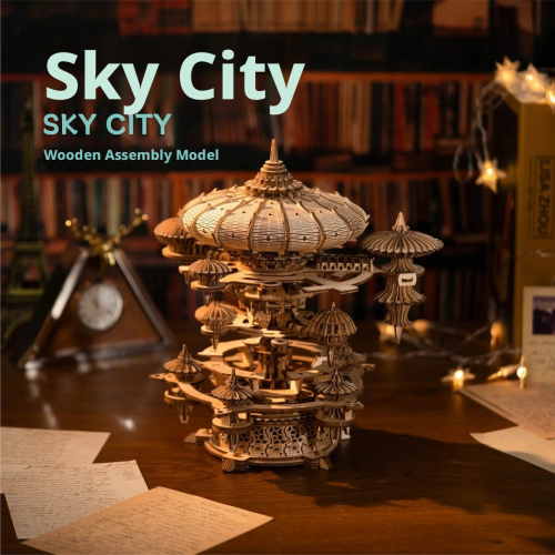主图1 DIY Floating Fantasy Castle Mechanical Decor Gift