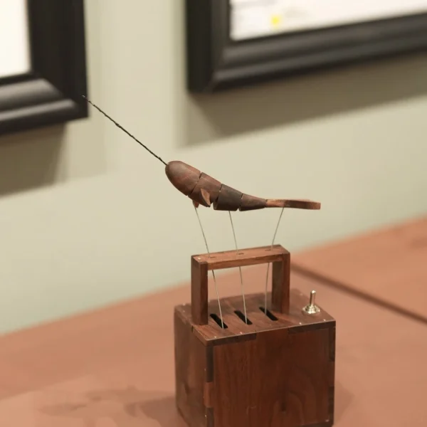 主图2 Vintage Wooden Swordfish Automaton