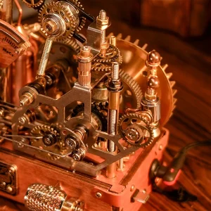 主图2 Da Vinci‑Inspired Ornithopter 3D Mechanical Model | Steampunk Kinetic Wooden & Metal Decor