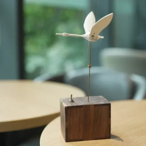 主图3 Moving Flying Crane Wooden Automaton