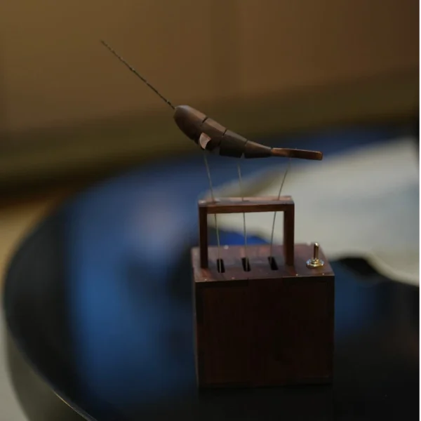 主图3 Vintage Wooden Swordfish Automaton