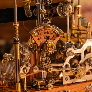 主图3 Da Vinci‑Inspired Ornithopter 3D Mechanical Model | Steampunk Kinetic Wooden & Metal Decor
