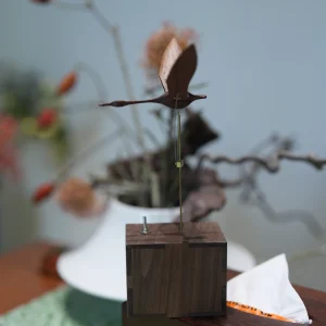 主图4 Vintage Wooden Flying Bird Automaton