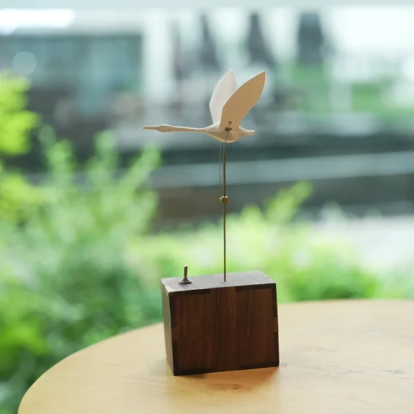 主图5 Moving Flying Crane Wooden Automaton