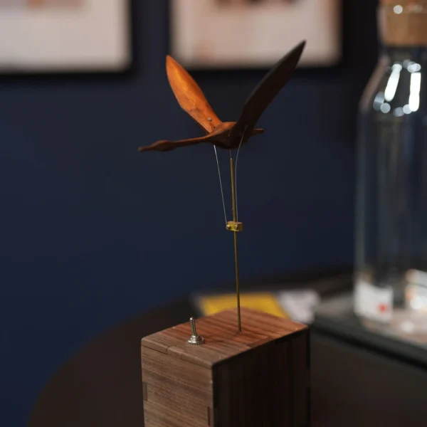 主图5 Vintage Wooden Flying Bird Automaton