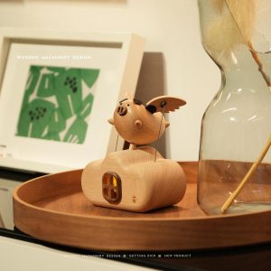 Cute Flying Pig Kinetic Night Light