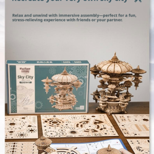 详情图2 DIY Floating Fantasy Castle Mechanical Decor Gift
