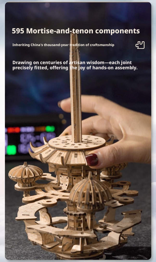 详情图3 DIY Floating Fantasy Castle Mechanical Decor Gift